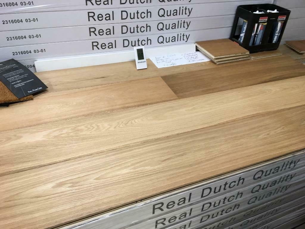 Eiken houten vloer Naturel geolied 19mm dik en 235mm, Overige typen, Nieuw, Ophalen of Verzenden, 10 m² of meer