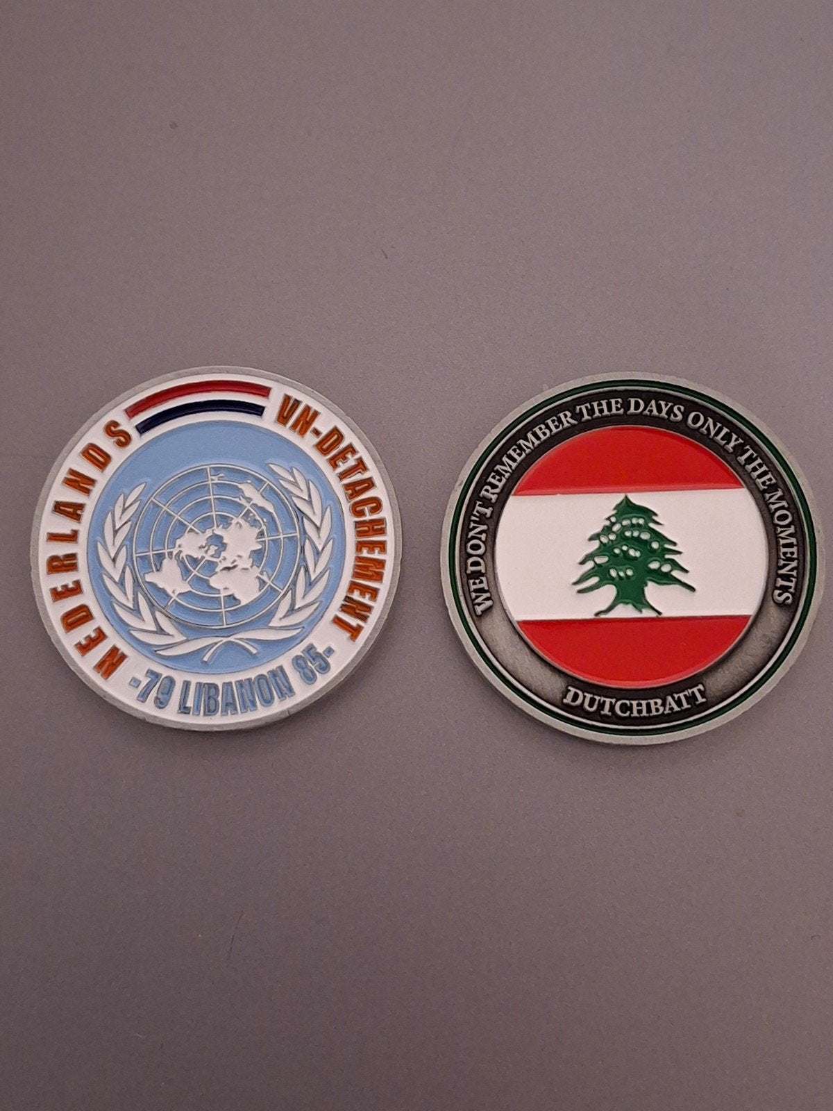 Coin unifil Libanon, Ophalen of Verzenden, Landmacht, Nederland, Overige typen