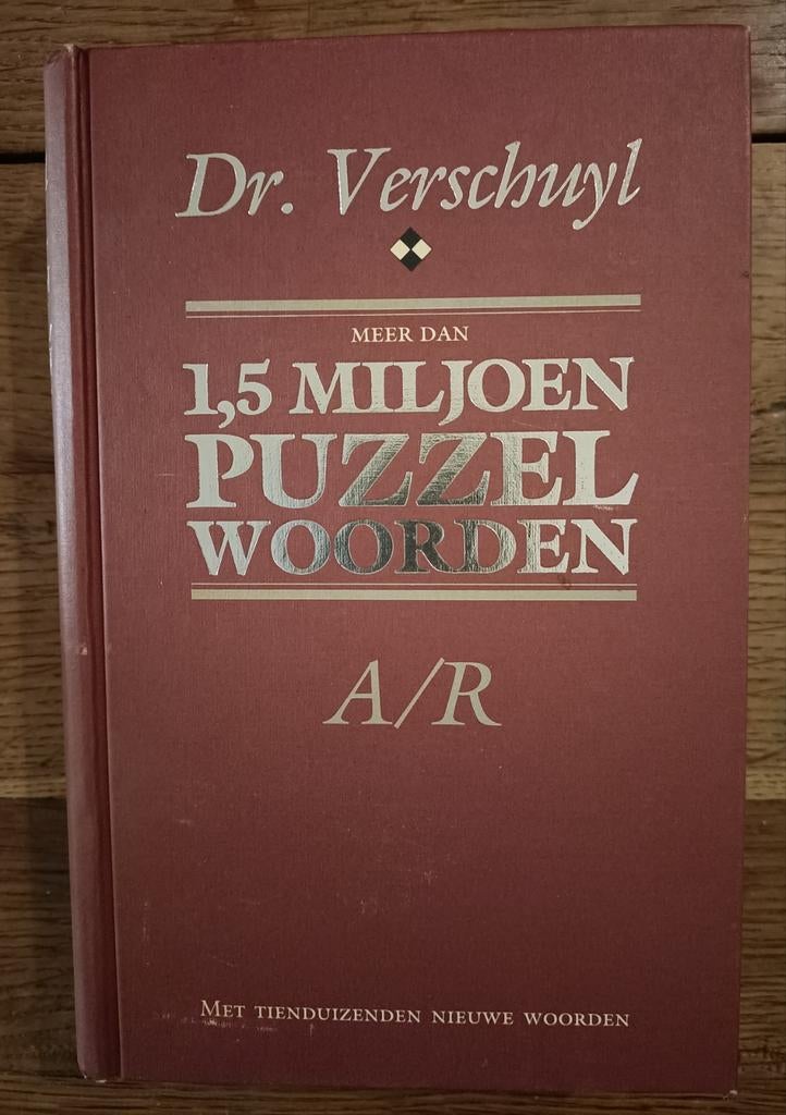 Dr. Verschuyl 1,5 miljoen puzzel woorden., Ophalen of Verzenden, Minder dan 500 stukjes
