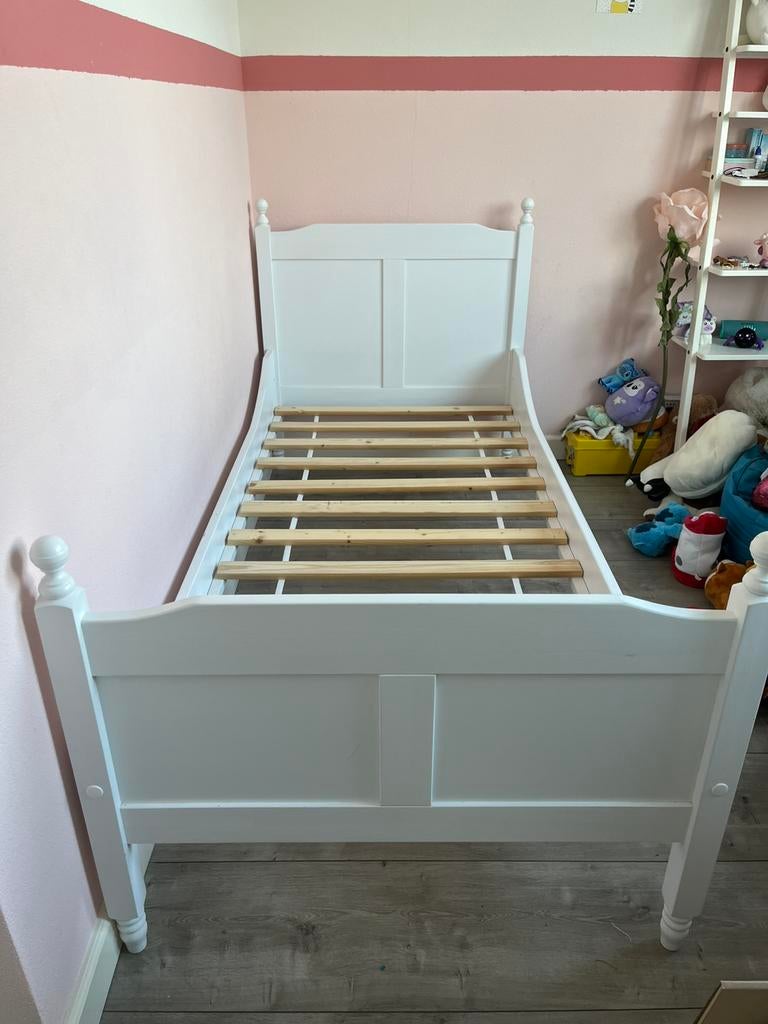 Rockwood kinderbed Amalia wit 90x200cm, Kinderen en Baby's, Kinderkamer | Bedden, Ophalen, 70 tot 85 cm, Zo goed als nieuw, Lattenbodem