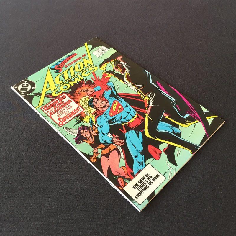 Action Comics Vol.1 #562 (1984) VF/NM (9.0), Eén comic, Amerika, Ophalen of Verzenden, Zo goed als nieuw