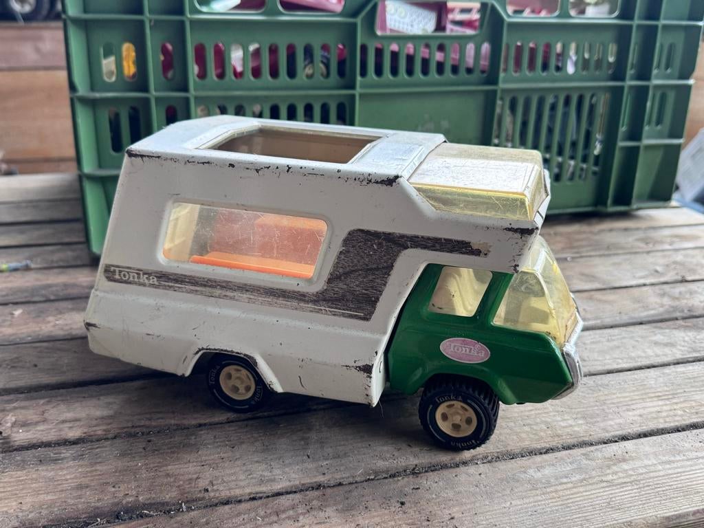 Vintage Tonka Camper Speelgoedauto, Ophalen of Verzenden, Gebruikt