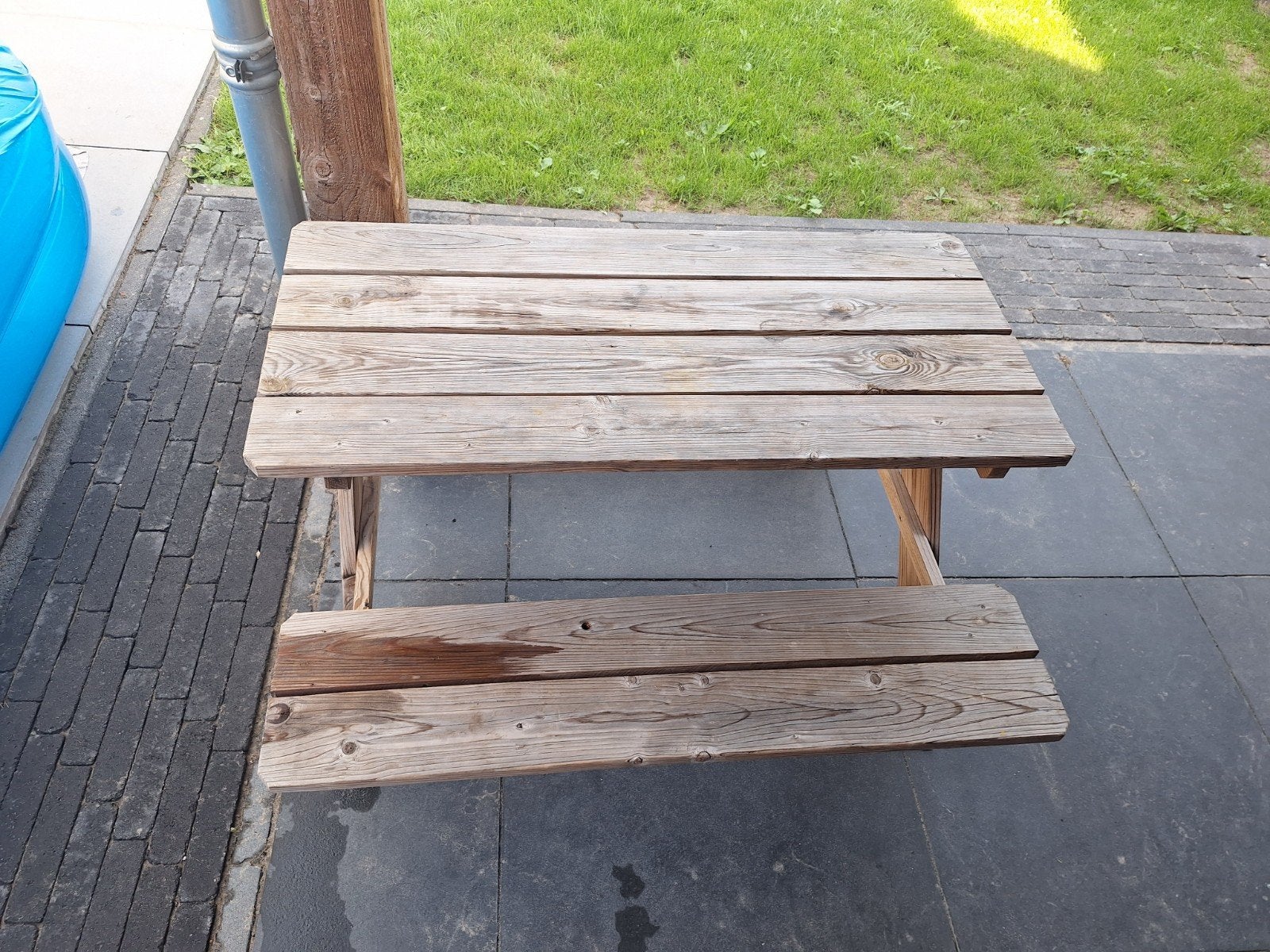 Houten picknicktafel voor kinderen, Gebruikt, Rechthoekig, Hout, Ophalen