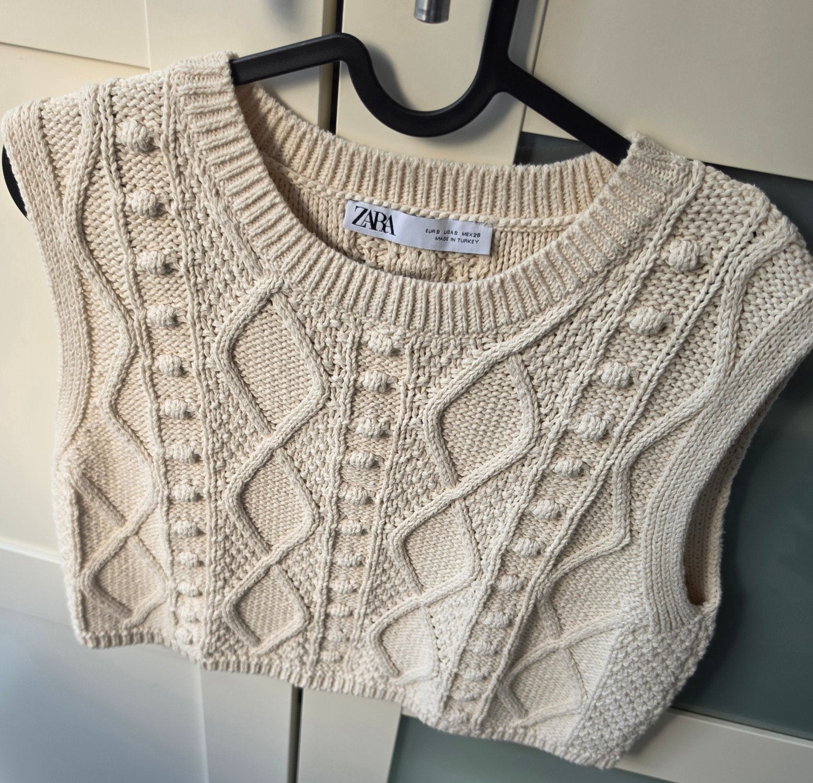 Zara gebreide crop top maat S, Zara, Ophalen of Verzenden