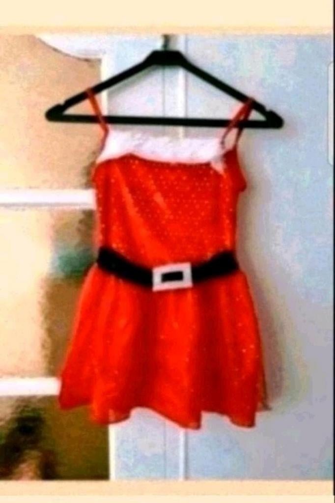 Kerst jurk met glitter maat 110-116, Ophalen of Verzenden, Zo goed als nieuw, Meisje, Jurk of Rok