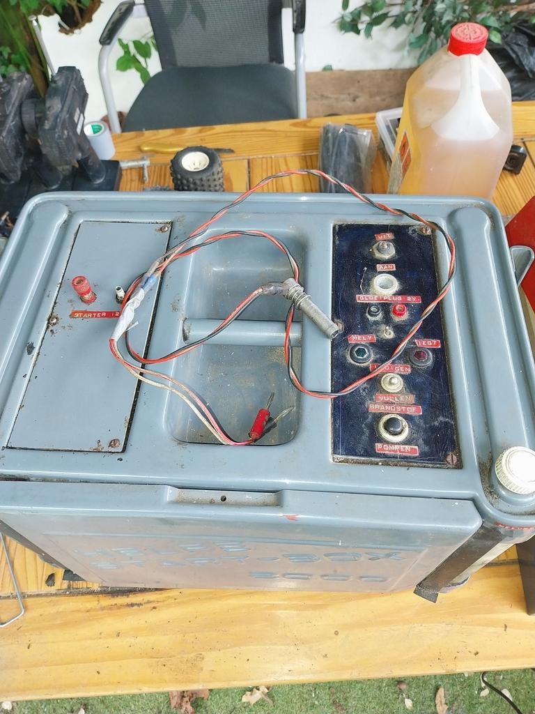 RC tankstation enStarter Box op accu/ Gloeiplug Starter, Ophalen, Gebruikt