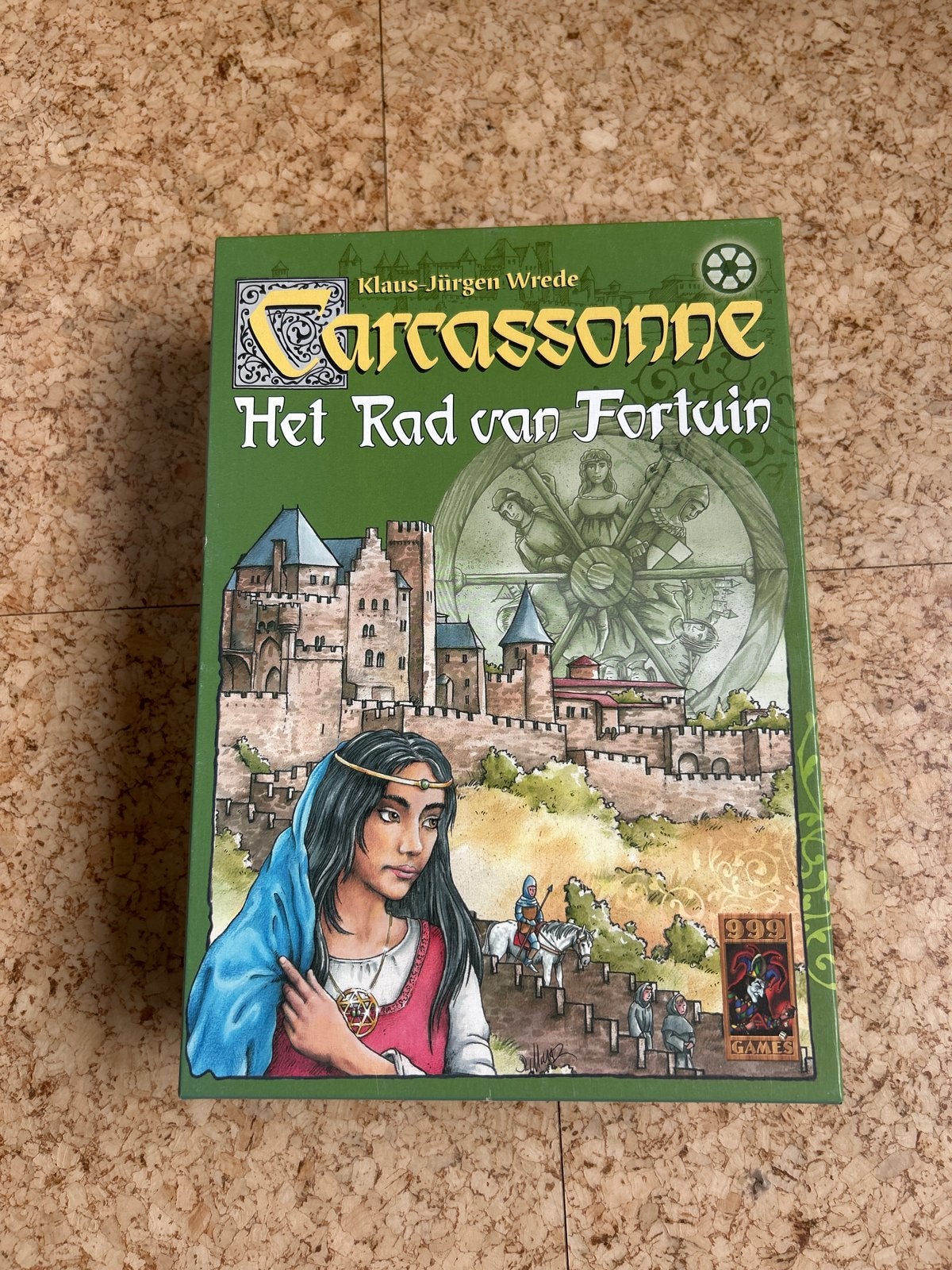 Carcassonne: Het Rad van Fortuin - Uitbreiding, Een of twee spelers, Ophalen of Verzenden, Gebruikt