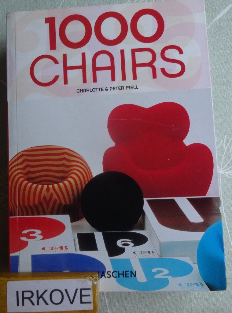 1000 CHAIRS * Taschen * CHARLOTTE EN PETER FIELL *, Boeken, Verzenden, Zo goed als nieuw, Overige onderwerpen, CHARLOTTE EN PETER FIELL