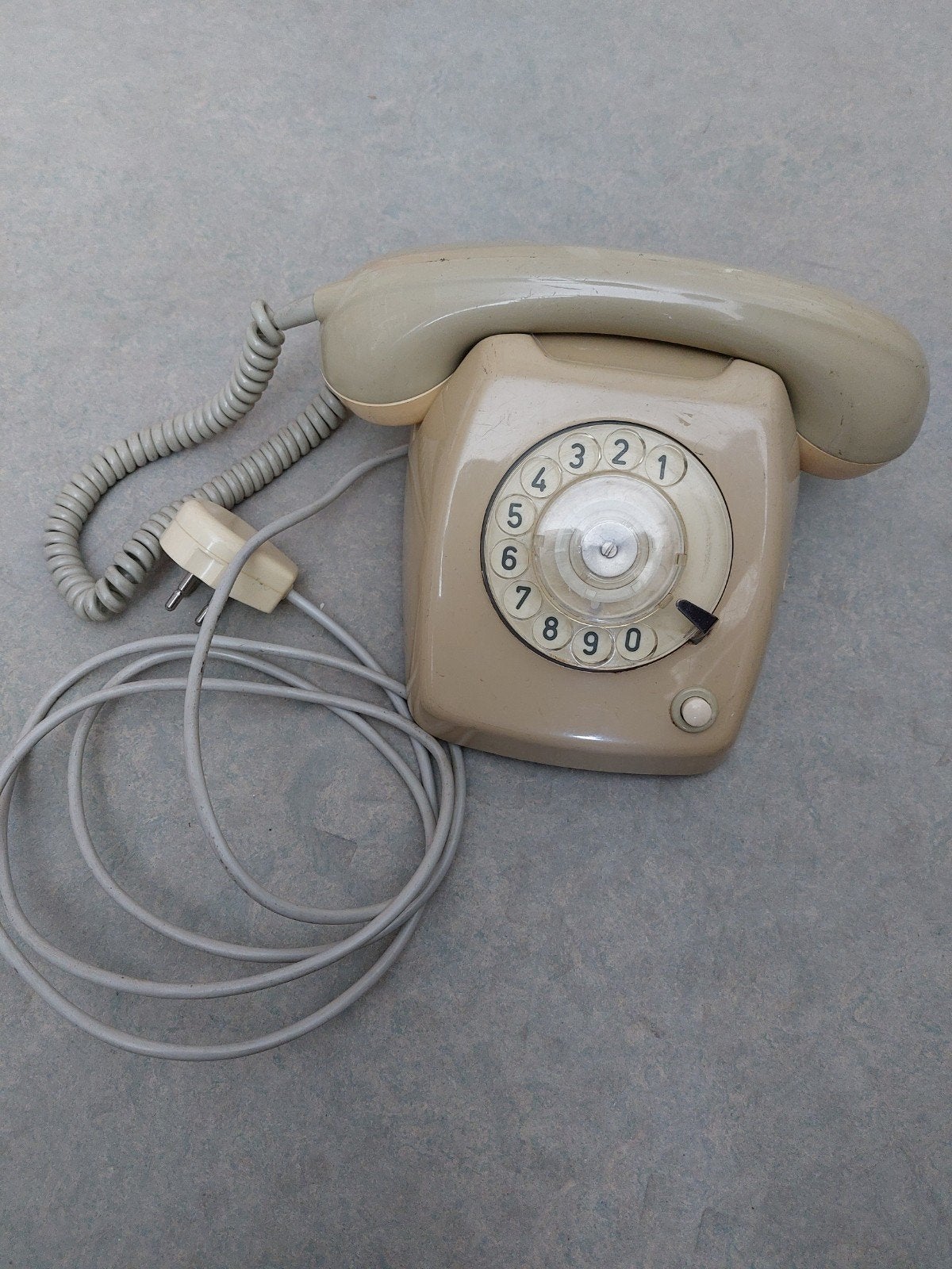 Vintage PTT Ericsson T65 Telefoon met Draaischijf, Ophalen, Gebruikt, Met draaischijf