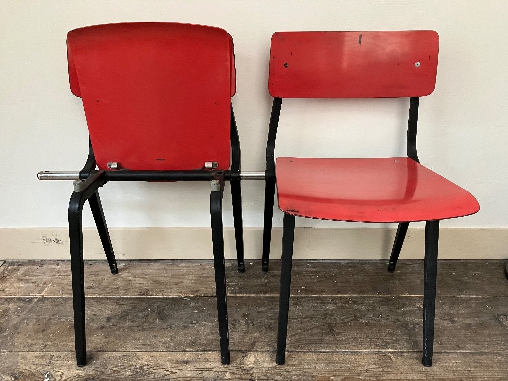 Ahrend de Cirkel FRISO KRAMER Revolt klapstoel 1959 Theater, Huis en Inrichting, Ophalen, Twee, Design, Rood