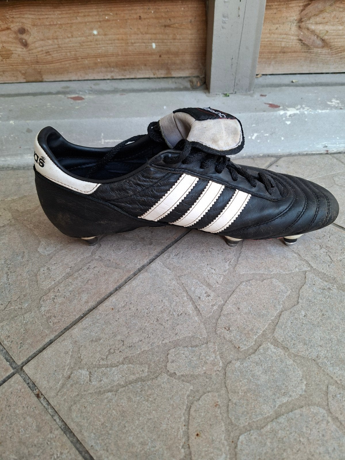 Gebruikte Adidas World Cup voetbalschoenen/ijzeren noppen, Ophalen of Verzenden