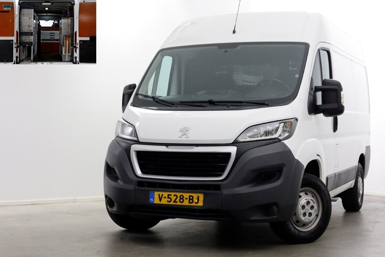 Peugeot Boxer 2.0 BlueHDI E6 130pk L1H2 Premium Navi/Camera/, Voorwielaandrijving, Dealer onderhouden, Gebruikt, Euro 6