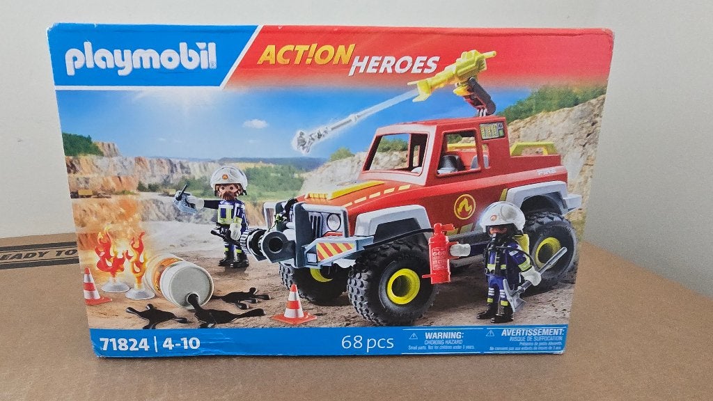 Playmobil 71824 Brandweerauto met waterkanon nieuw in doos, Kinderen en Baby's, Speelgoed | Playmobil, Complete set, Voertuig