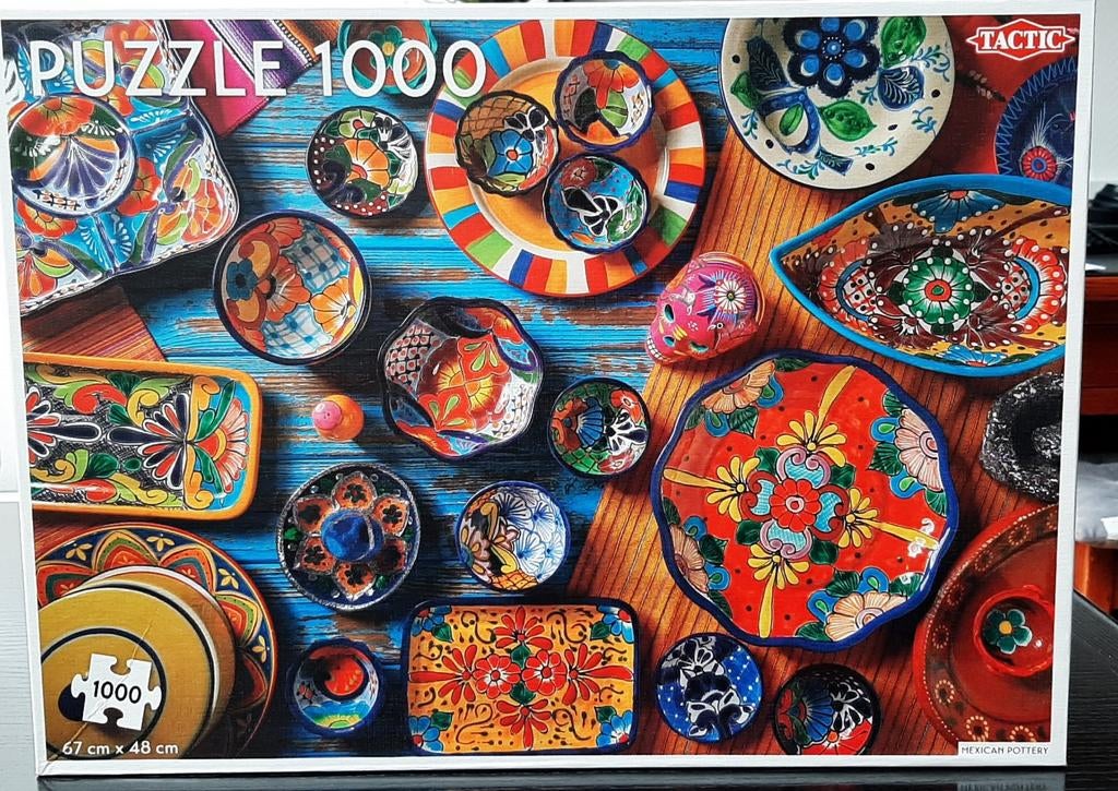 MEXICAN POTTERY  puzzel 1000stukjes, Ophalen of Verzenden, 500 t/m 1500 stukjes, Zo goed als nieuw, Legpuzzel