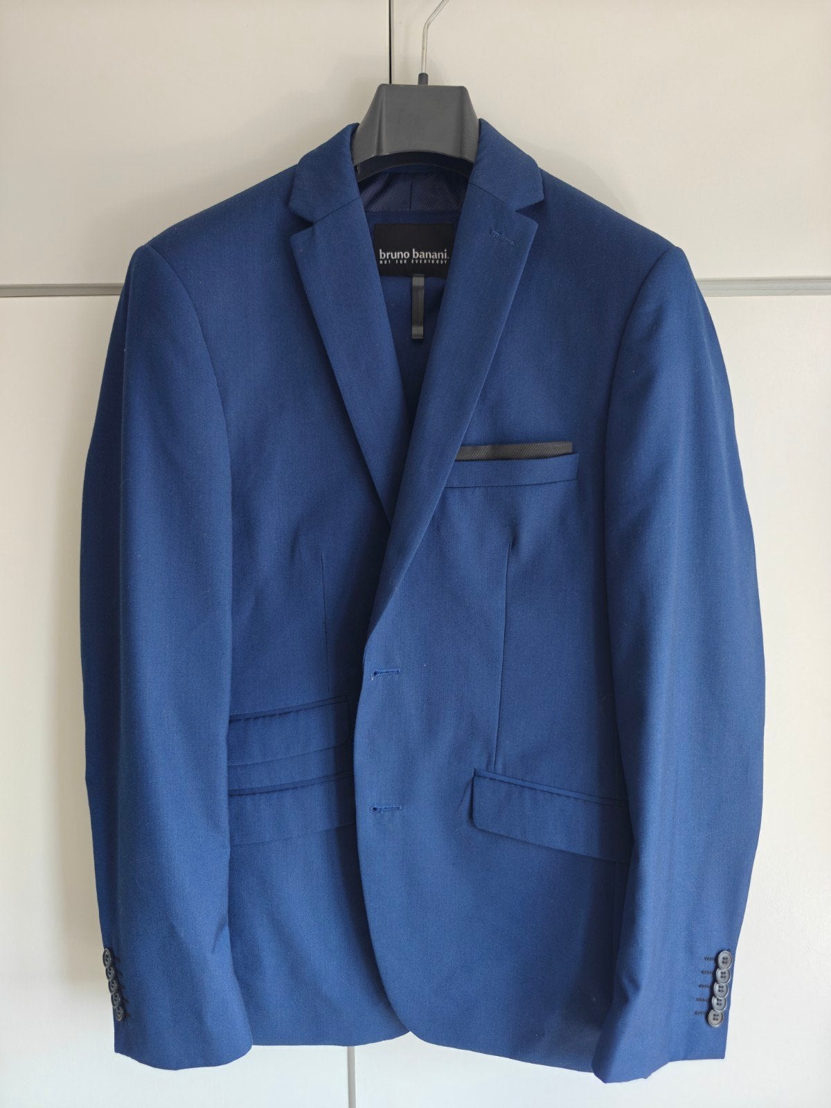 Prachtig blauw Bruno Banani herenpak (compleet) Maat 46, Ophalen of Verzenden, Zo goed als nieuw, Maat 46 (S) of kleiner, Blauw