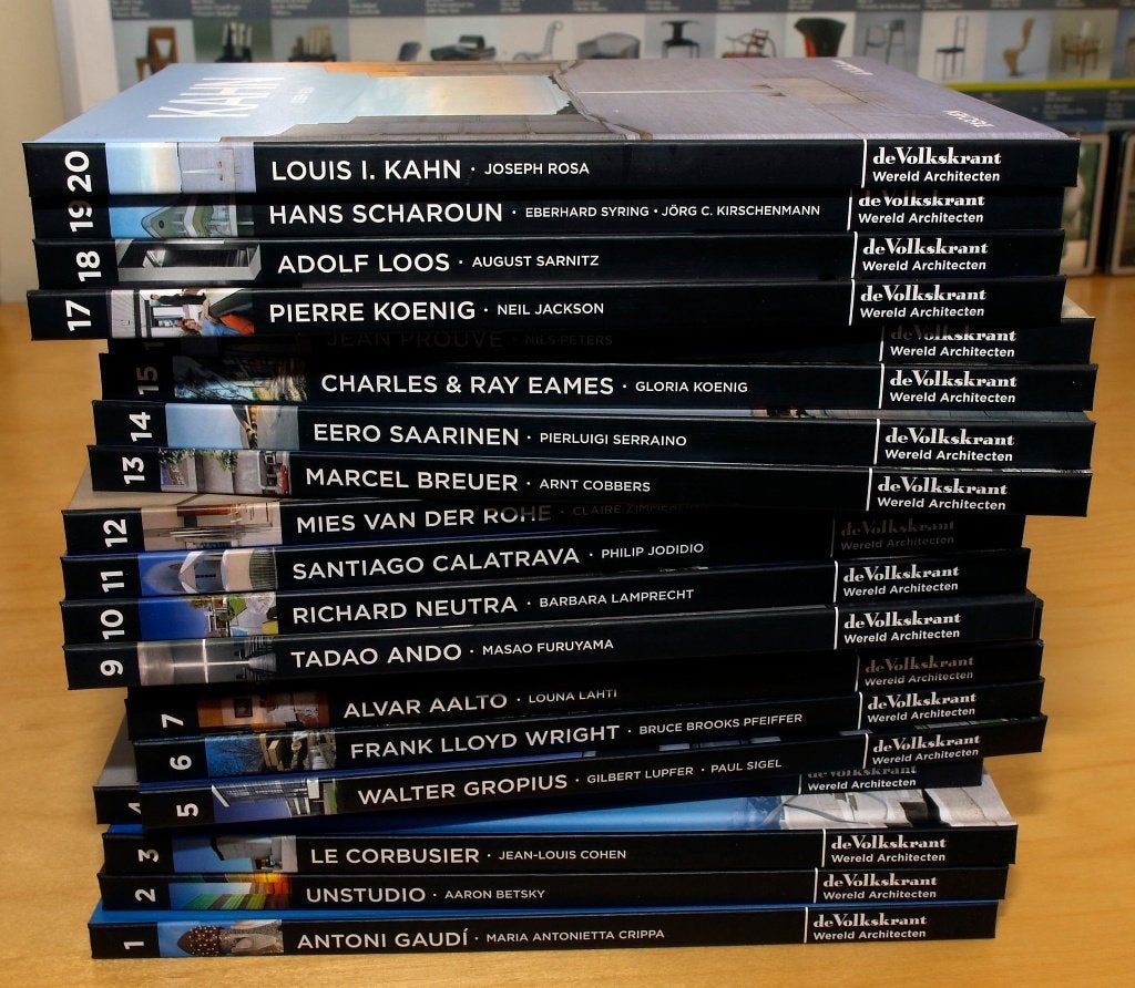 Wereldarchitecten 20-delige serie | Volkskrant | Taschen, Boeken, Ophalen of Verzenden, Gelezen, Architecten
