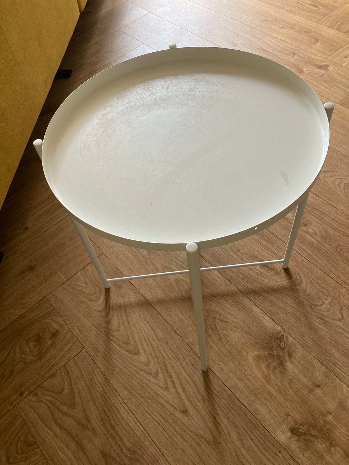 Ikea Gladom tafeltje, Ophalen, Zo goed als nieuw, Rond, Minder dan 55 cm