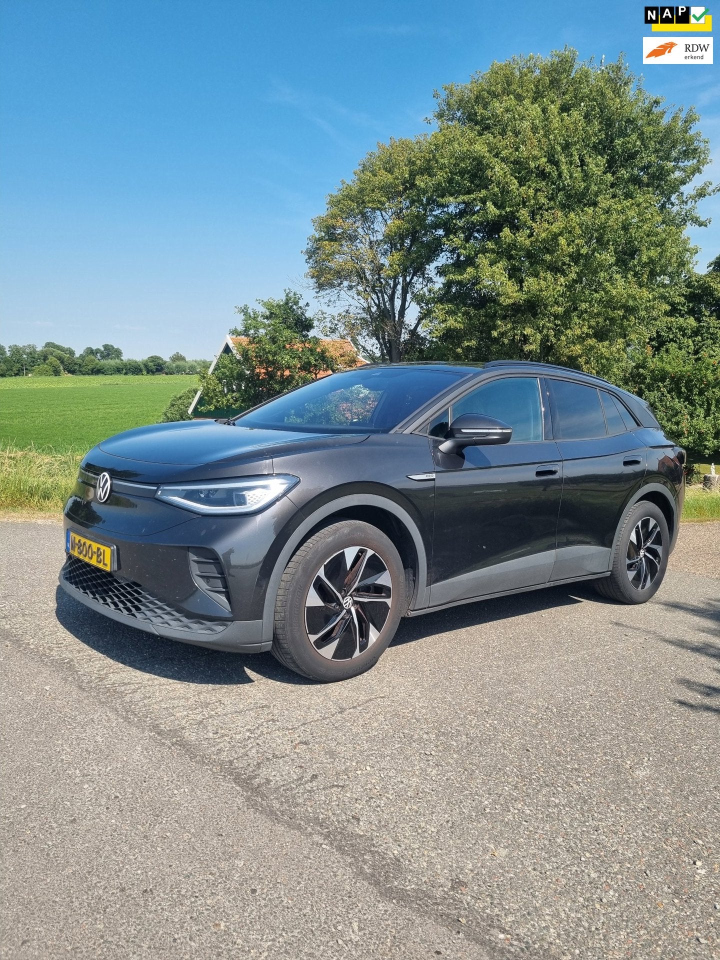 Volkswagen ID.4 Pro 77 kWh, 150 KW, Vol in de BTW, Veel opti, Auto's, Volkswagen, Automaat, Achterwielaandrijving, Gebruikt, Origineel Nederlands