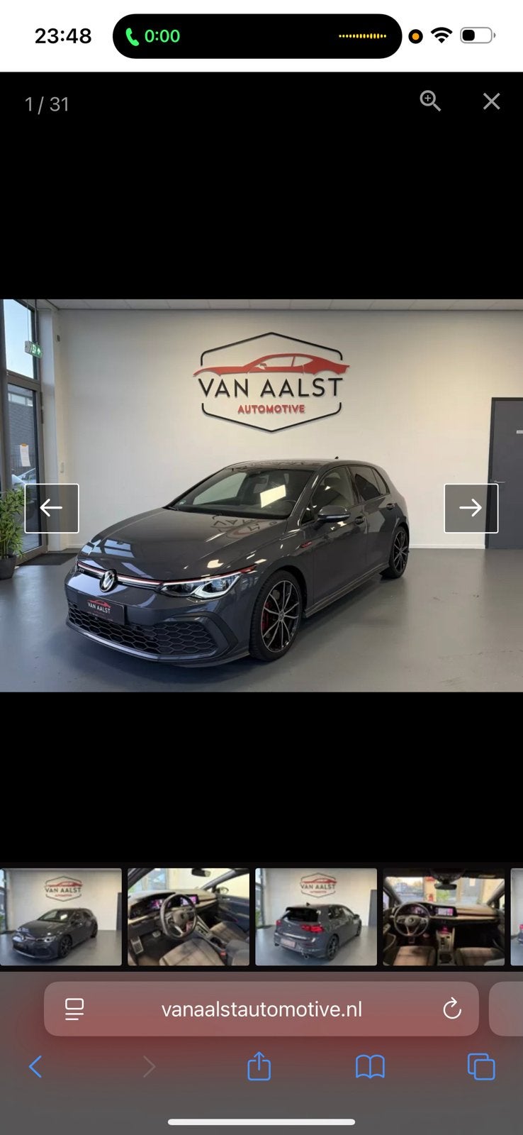 Volkswagen Golf 2.0 TSI 245pk 7-DSG 2020 Grijs, 730 kg, 1363 kg, 4 cilinders, 1984 cc