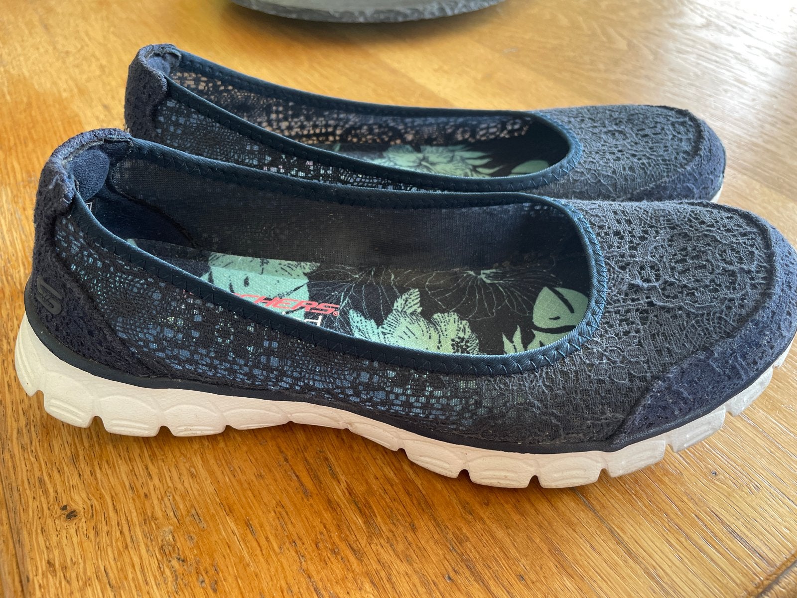 Zomer! Skechers Air-Cooled Memory Foam Ballerina's Maat 38, Kleding | Dames, Schoenen, Blauw, Zo goed als nieuw, Ballerina's, Ophalen of Verzenden