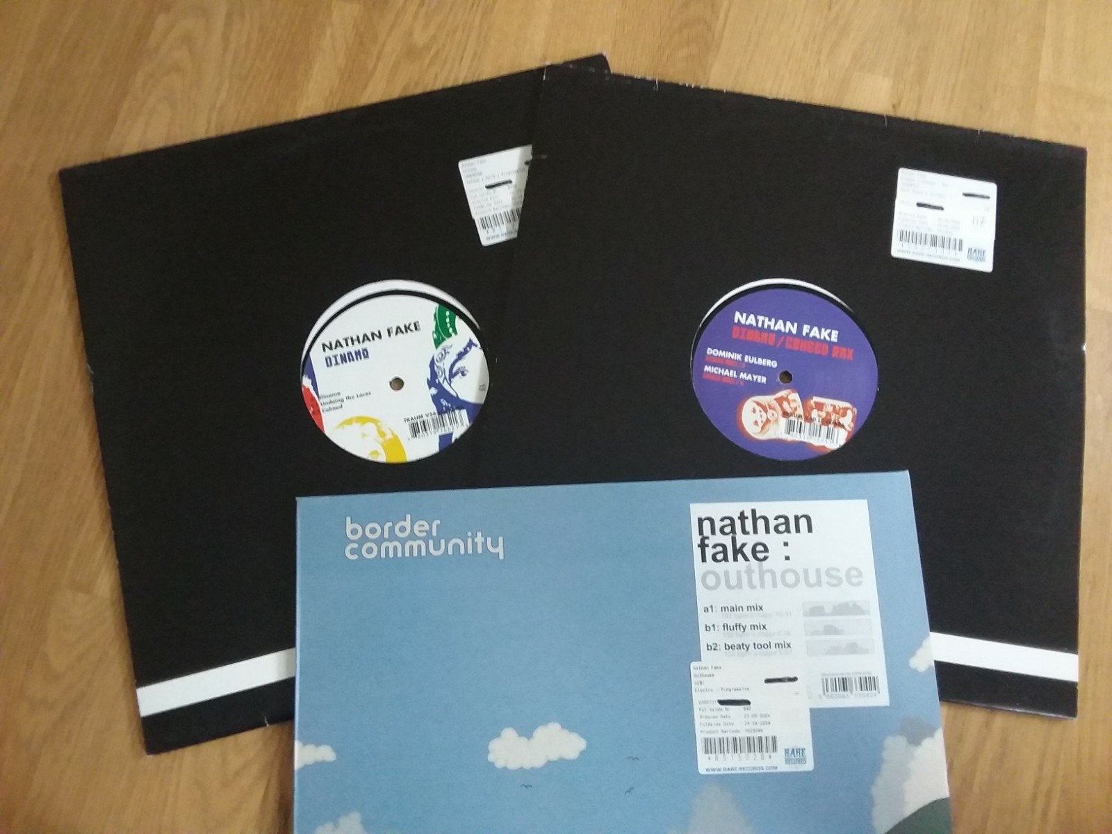Vinyl Nathan Fake 3 stuks, Cd's en Dvd's, Ophalen of Verzenden, Zo goed als nieuw, 12 inch