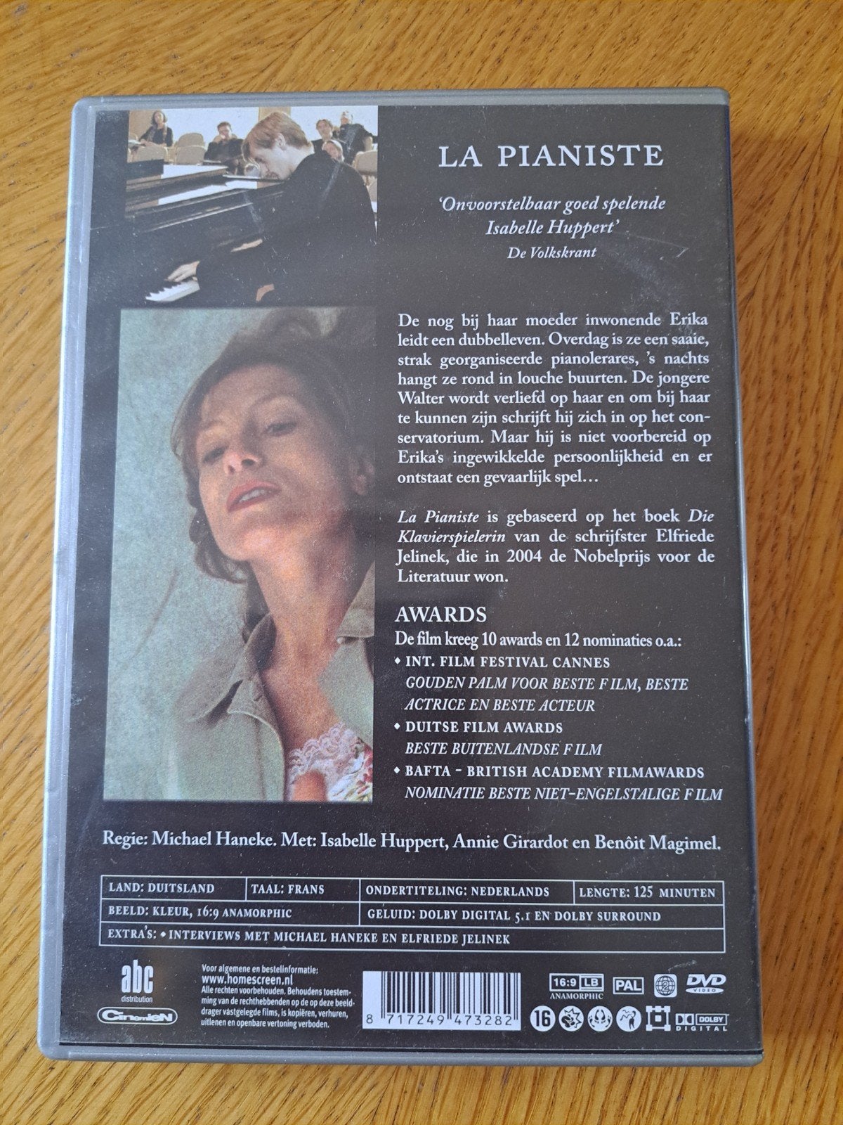 Foto 2 van La Pianiste DVD, €5,- = 3 voor €10,-!!!