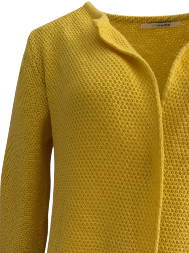 Sibin Linnebjerg vest M, Maat 38/40 (M), Geel, Ophalen of Verzenden, Zo goed als nieuw