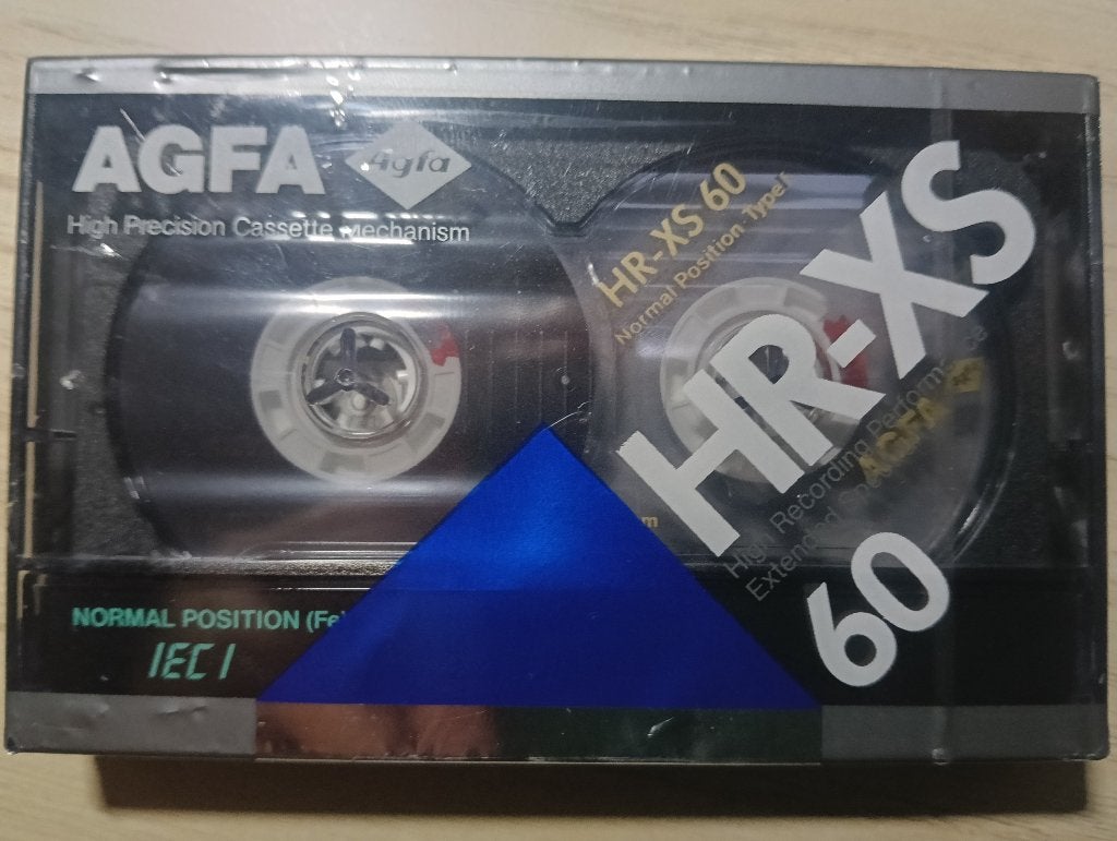AGFA HR-XS 60  zelden aangeboden, Overige genres, 1 bandje, Ophalen of Verzenden, Nieuw in verpakking