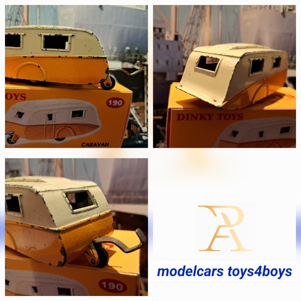 Dinky Toys no 190 Caravan 1/43, Verzenden, Gebruikt, Overige typen, Dinky Toys
