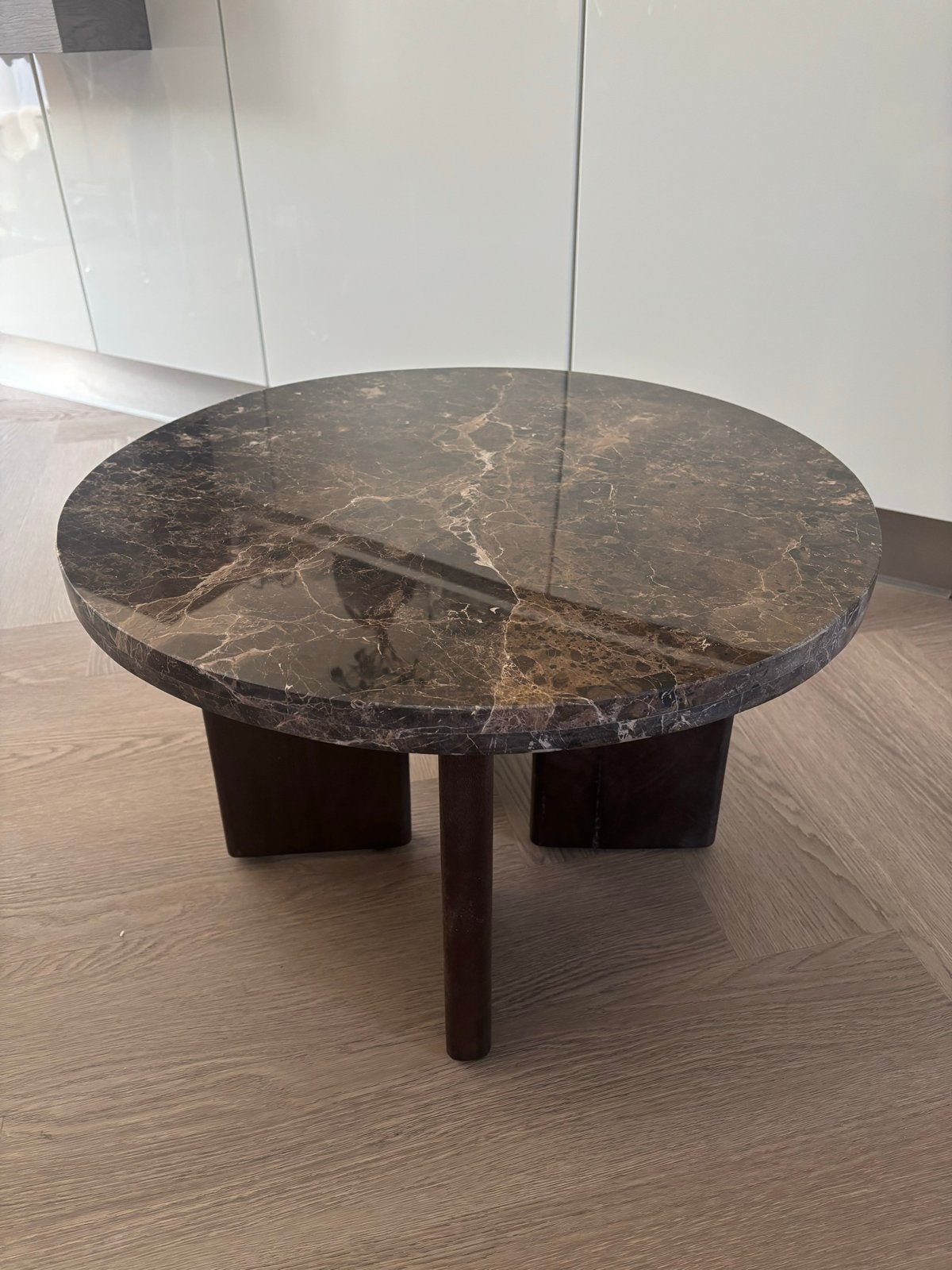 Nieuwe Eleonora Lando Salontafel Emperador Marmer Japandi, Ophalen, Overige materialen, Minder dan 50 cm, 50 tot 100 cm