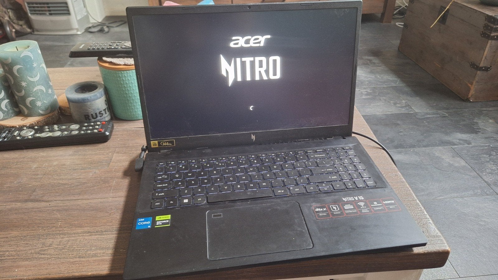 acer nitro v15 anv15-51-52j2, Computers en Software, Windows Laptops, Ophalen, Zo goed als nieuw, Gaming, 17 inch of meer