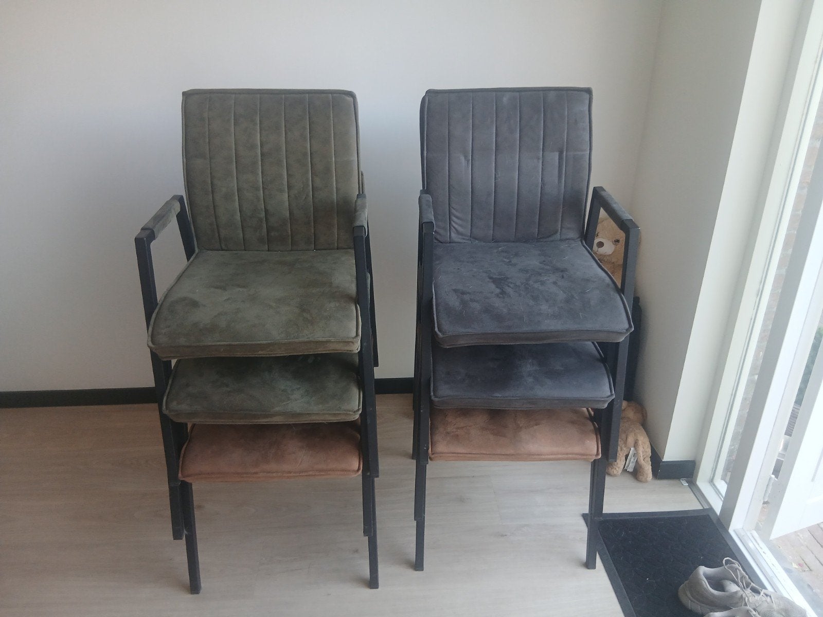Tekoop 6x stoel voor weinig, Ophalen, Zo goed als nieuw, Vijf, Zes of meer stoelen