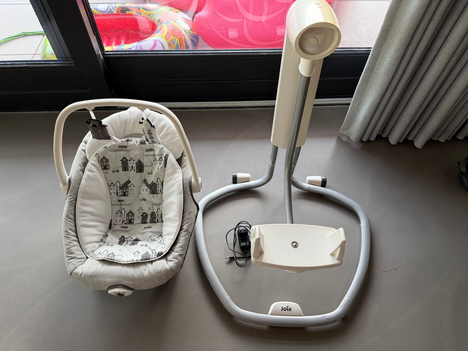 Joie Serina 2-in-1 wipstoel babyswing, Schommelstoel, Ophalen, Overige merken, Met gordel(s) of riempje(s)