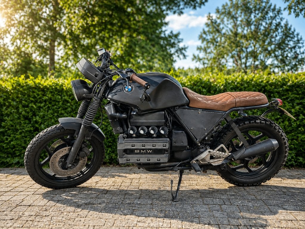 BMW K100 RS Caféracer (1985), Motoren, Motoren | BMW, Cardan-aandrijving, 4 cilinders, Motorrijbewijs A, Gebruikt