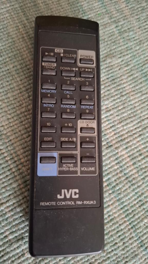 RM-RXUA3 Afstandsbediening voor jvc UX-A3 mini stereo set, Ophalen of Verzenden, Gebruikt, Origineel