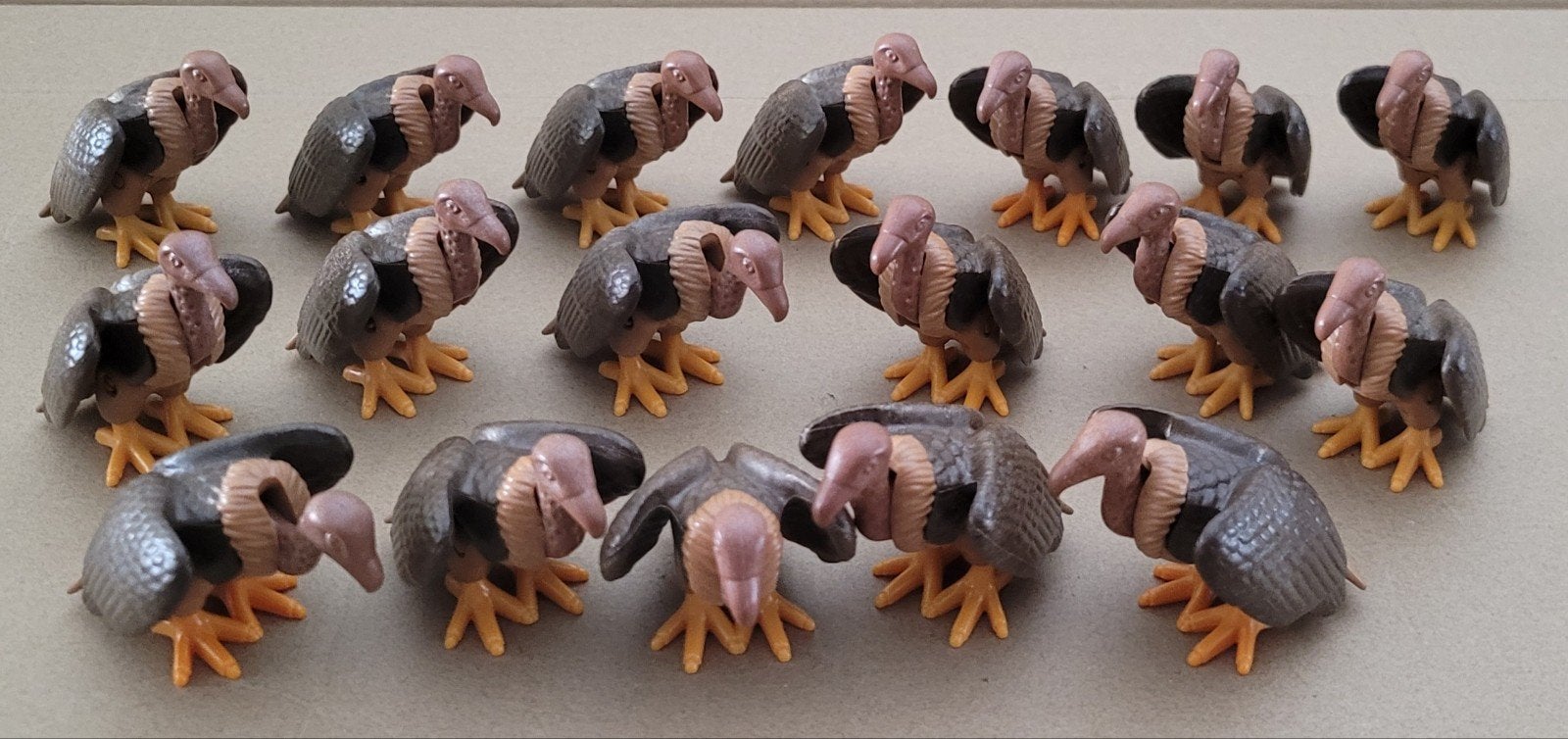 Playmobil dieren  18 gieren, Ophalen of Verzenden, Gebruikt