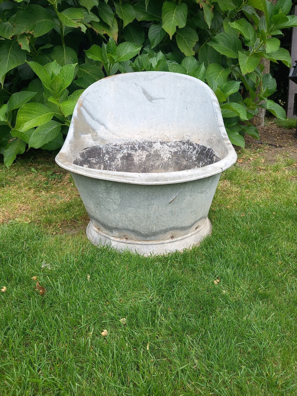 zinken badkuip, Ophalen, Gebruikt, Minder dan 30 cm, Rond