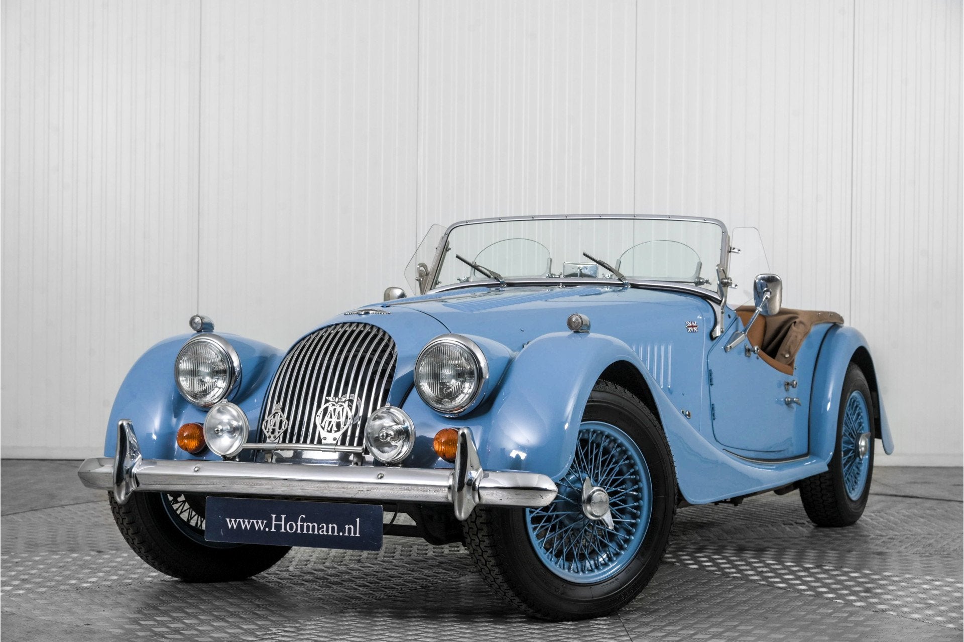 Morgan 4/4 1.6 2-seater . (bj 1979), Auto's, Gebruikt, 4 cilinders, Blauw, Leder