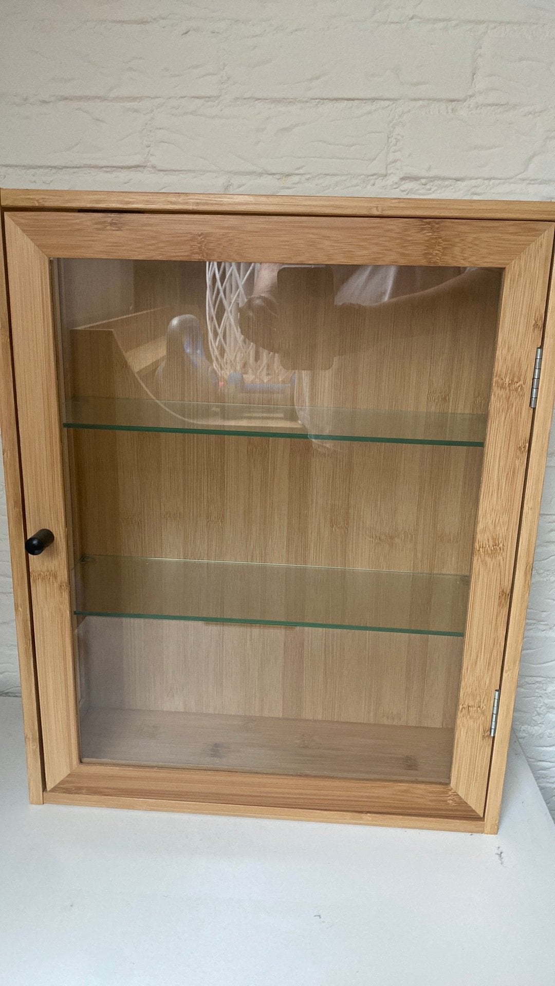 Vitrine kastje, Huis en Inrichting, Ophalen, Minder dan 50 cm, Met deur(en), Zo goed als nieuw
