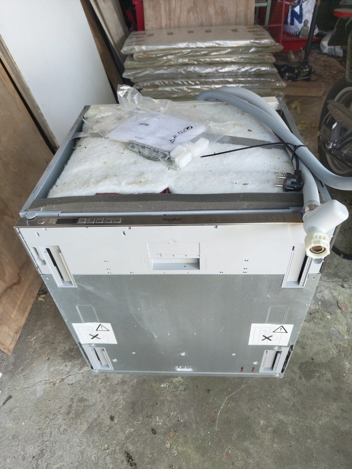 Whirlpool Inbouw Vaatwasser 60cm - Gebruikt, Goede Staat, Ophalen, Gebruikt, Minder dan 85 cm, 60 cm of meer