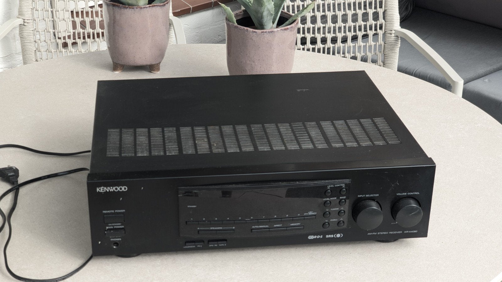 Kenwood AM/FM Stereo Receiver KR-A4080 - 190 Watt, Audio, Tv en Foto, Ophalen of Verzenden