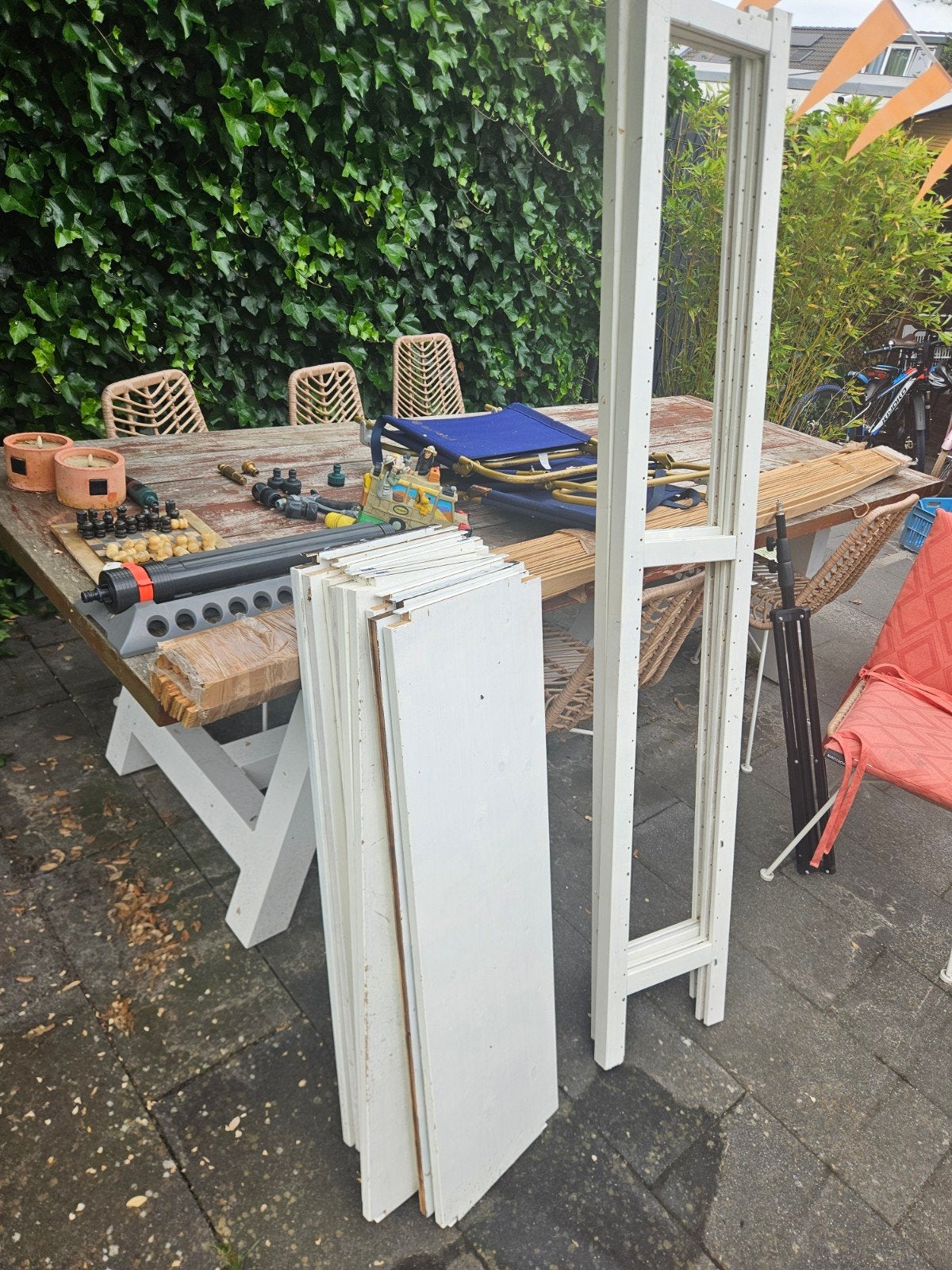 Lundia Lundiakast stellingkast met planken en zijdelen, Ophalen, Gebruikt