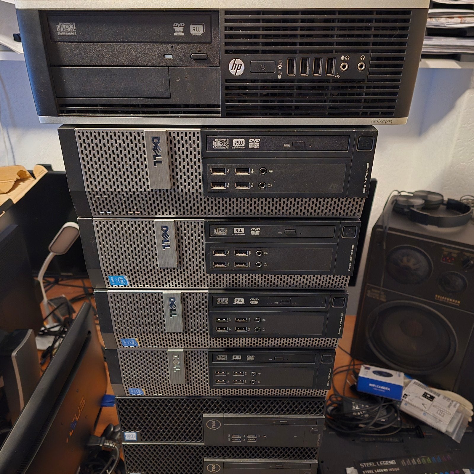 Diverse pc SFF systemen Dell en één HP Vanaf €40,-, Computers en Software, Desktop Pc's, Ophalen of Verzenden