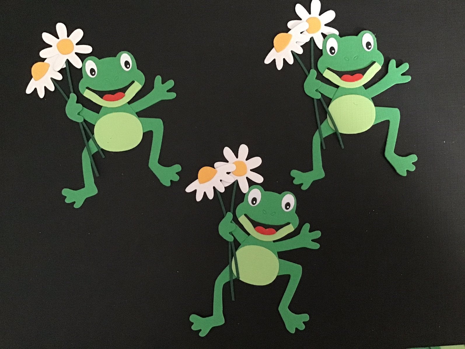 Stansje kikker met bloemen 0,45€ per stuk, Verzenden, Nieuw, Overige thema's, Overige typen