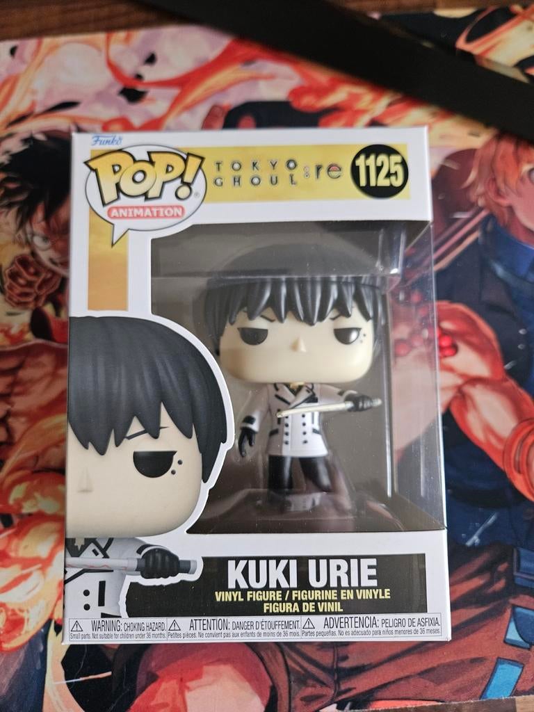 Funko Pop! Tokyo Ghoul Kuki Urie #1125, Ophalen of Verzenden, Nieuw