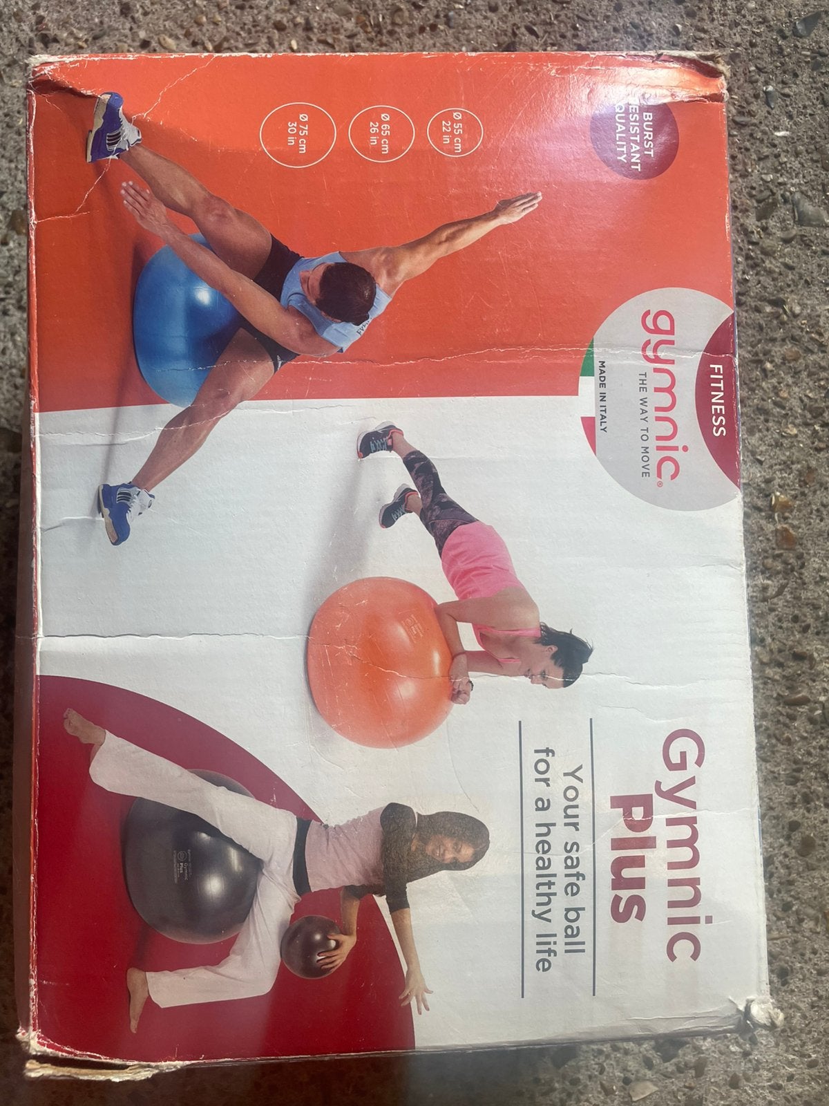 Yoga bal / fitness bal, Ophalen of Verzenden, Zo goed als nieuw, Yoga-accessoire
