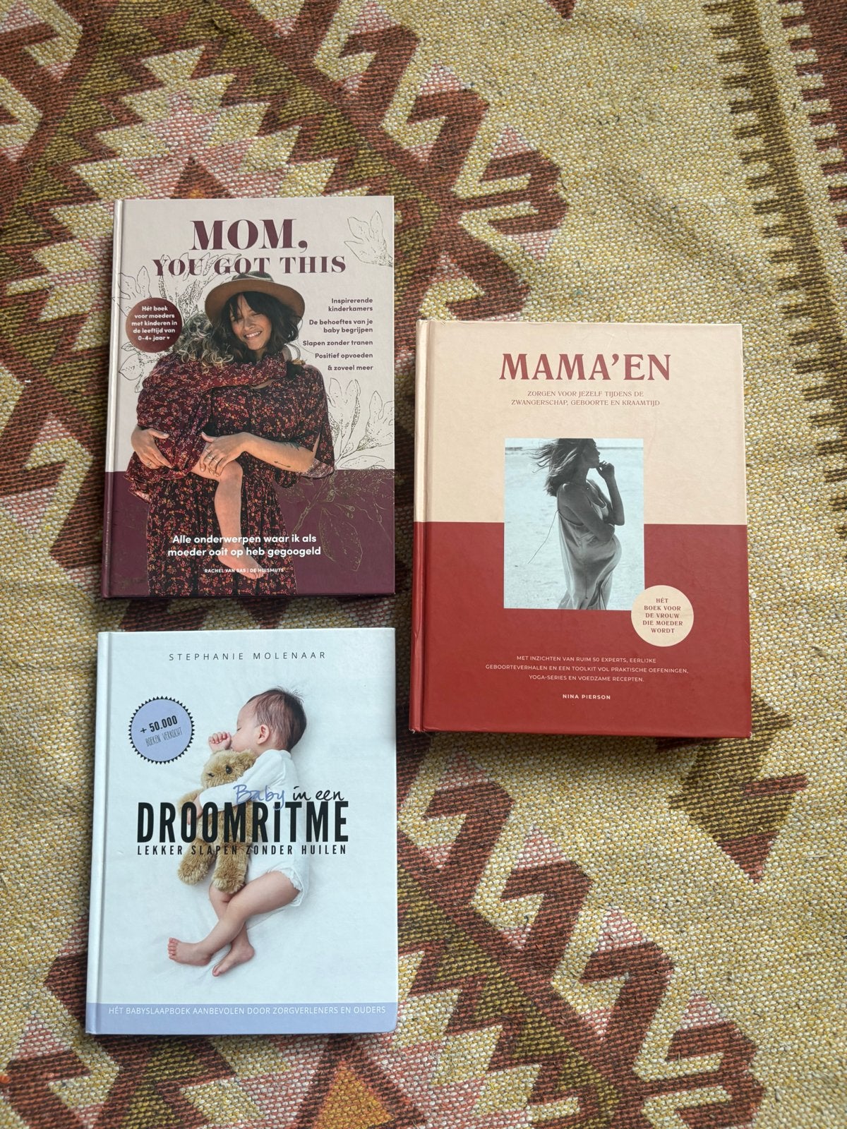 Pakket: Mama’en  - Baby in een droomritme - Mom you got this, Ophalen of Verzenden, Zo goed als nieuw, Zwangerschap en Bevalling