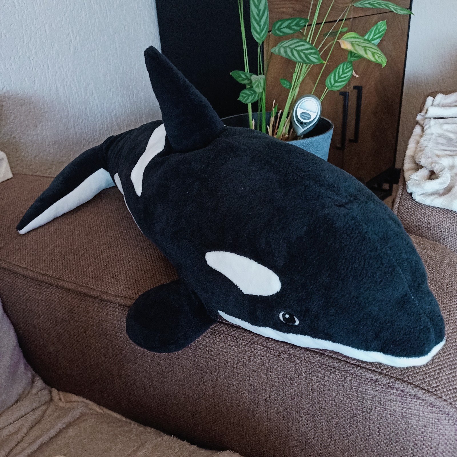Ikea orka, zwart wit, 66 cm, blåvingad., IKEA, Overige typen, Zwart, Ophalen of Verzenden