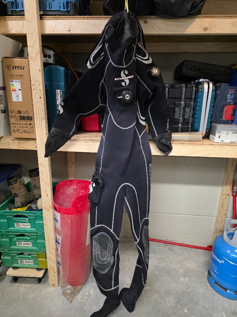 Scubapro Everdry 4 droogpak met schoenen / boots maat M/41, Watersport en Boten, Duiken, Ophalen of Verzenden, Gebruikt, Duikpak
