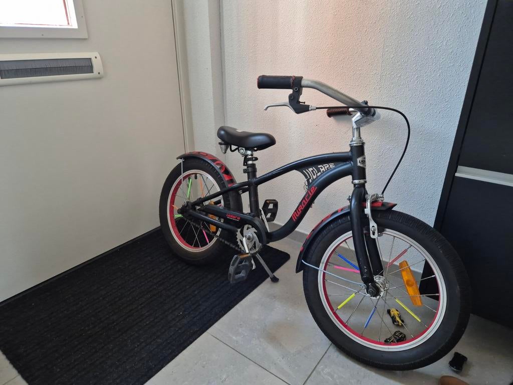 Tweedehands bmx stijl fiets voor 3-6 jaar, Ophalen of Verzenden, Gebruikt, Minder dan 16 inch